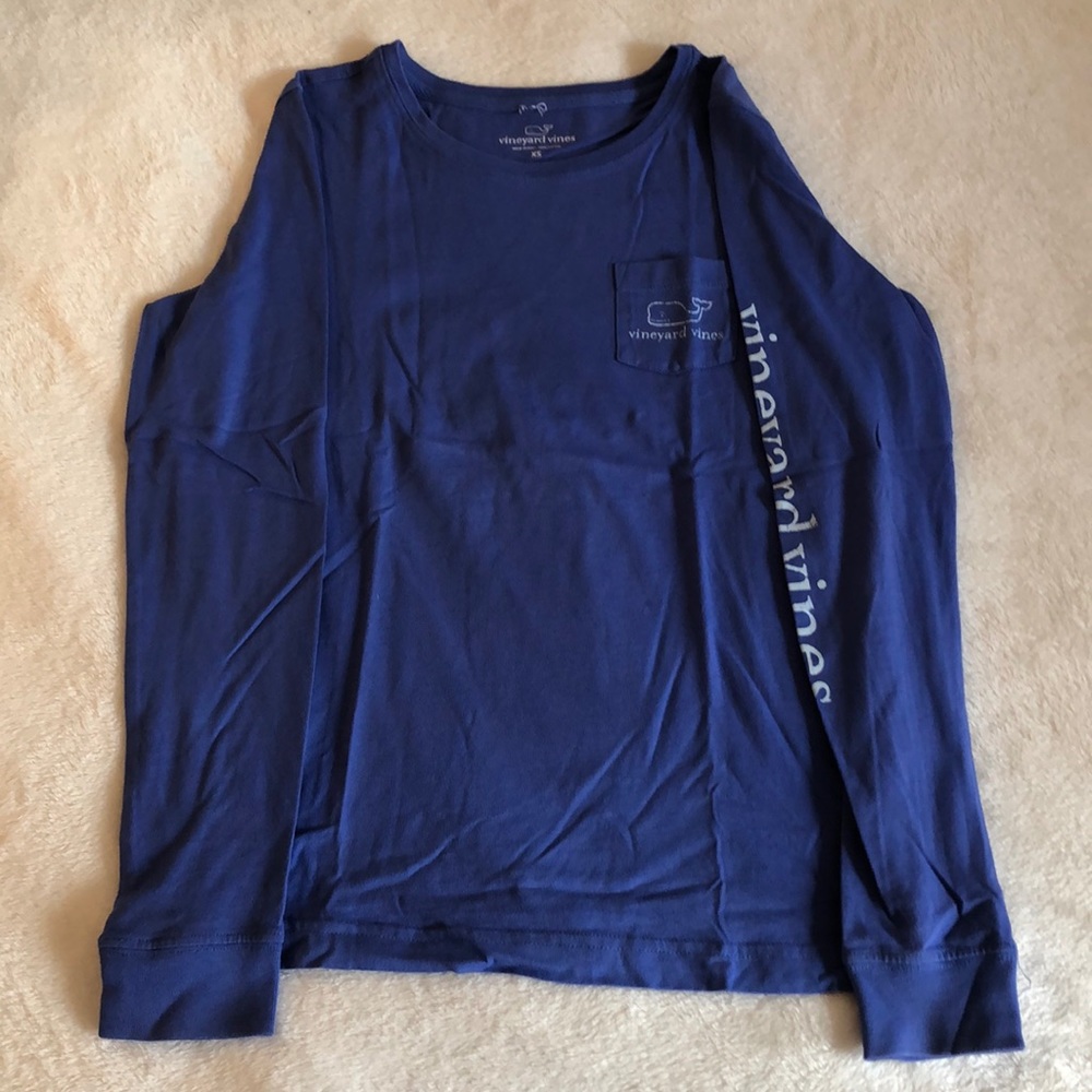 Vineyard Vines Long-Sleeve Whale Print Tee